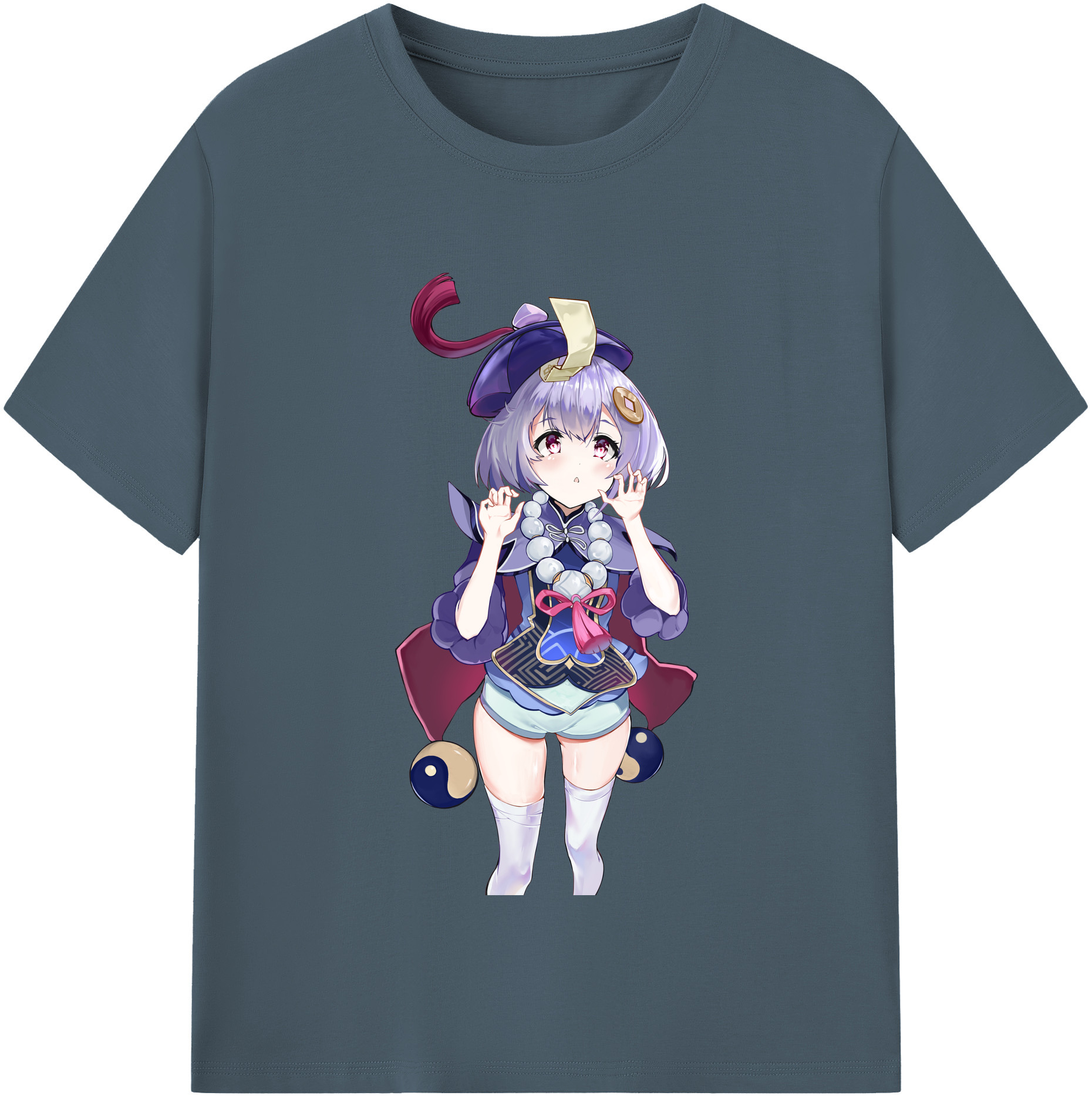 げんし神 七七 なな  genshin Nana 綿100％半袖Tシャツ（フロントプリント）
